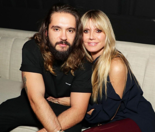 세계적인 모델 겸 방송인 하이디 클룸(오른쪽)이 15일(현지시간) 코로나19 검사 결과를 기다리며 자가격리 중이라는 소식을 전했다. 출처|클룸SNS