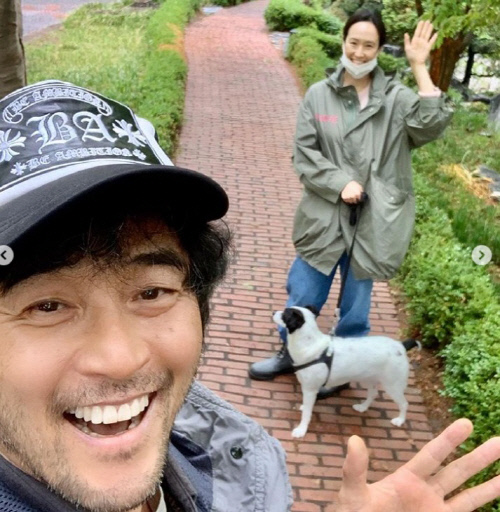 배우 최민수 강주은 부부. 출처|강주은SNS