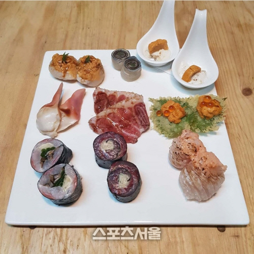 스시작 메뉴. 양미정 기자 certain@sportsseoul.com