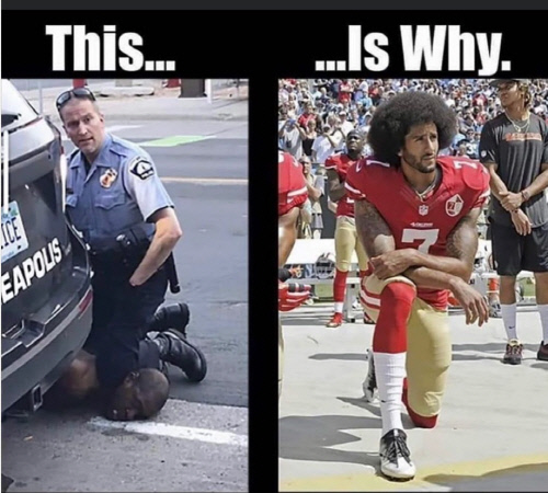 지난 25일(현지시간) 미국에서 경찰의 과잉대응으로 사망한 조지 플로이드를 추모하는 글이 SNS 등에 이어지고 있다.