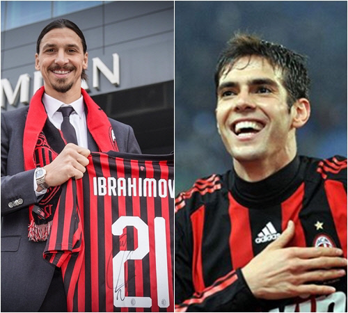 출처 | AC밀란, 카카 SNS