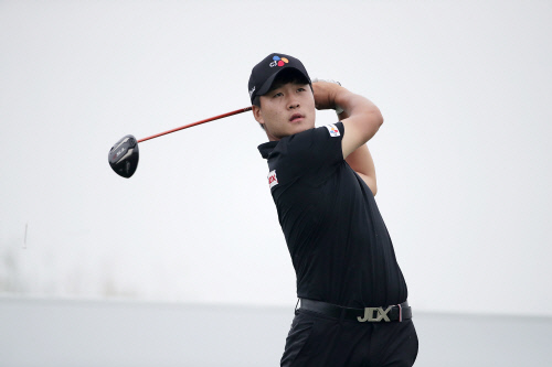 깜짝 스타로 이름을 알리기 시작한 김민규. 제공=KPGA