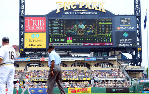 2015년 6월 15일(이하 한국시간) 미국 피츠버그 PNC파크에서 ‘2015 메이저리그’ 피츠버그 파이어리츠와 필라델피아 필리스의 경기. 피츠버그 (미 펜실베니아주) | 최승섭기자 thunder@sportsseoul.com
