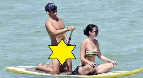 지난 2016년8월 배우 올랜도 블룸(왼쪽)과 케이티 페리가 이탈리아에서 휴가를 즐기는 모습이 포착돼 화제를 모았다. 출처|데일리메일