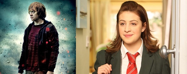 루퍼트 그린트 조지아 그룸 / 사진=영화 해리포터, 앵거스쏭스