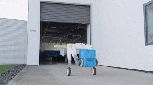 독일 프라운호퍼 재료·물류 연구소가 개발 중인 ‘이보봇’의 작동 동영상. 짐 정리와 화분에 물주기 같은 다양한 노동을 할 수 있다. 프라운호퍼 재료·물류 연구소