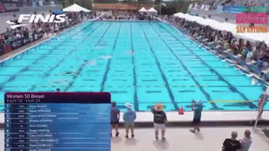 2일(현지시간) 폭스뉴스에 따르면 성전환 선수 아나 칼다스(47·사진)는 지난달 말 텍사스주 샌안토니오에서 열린 마스터스 수영(U.S. Masters Swimming) 대회에 참가해 5개 개인 전종목에서 1위를 차지했다. 칼다스 페이스북