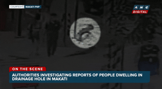 현지 경찰은 로즈가 기어 나온 하수구가 다른 노숙인들도 자주 이용하는 통로라는 사실을 확인했다. 영상 속 사람은 로즈가 아닌 다른 노숙인. 현지 뉴스 영상 캡처