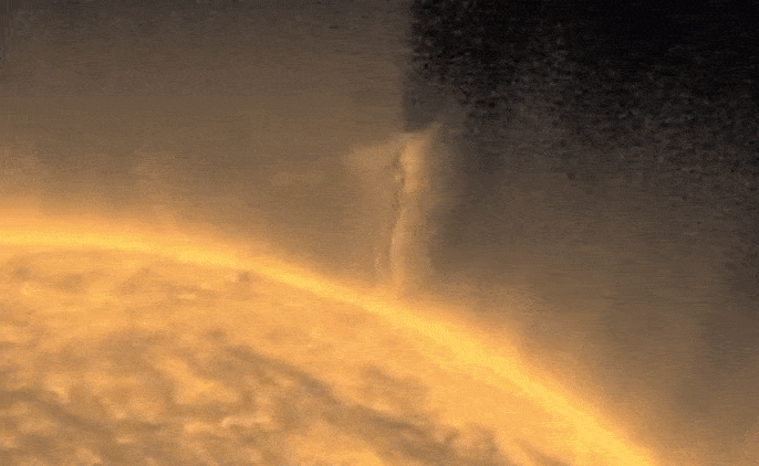 태양 토네이도의 자료 영상 일부