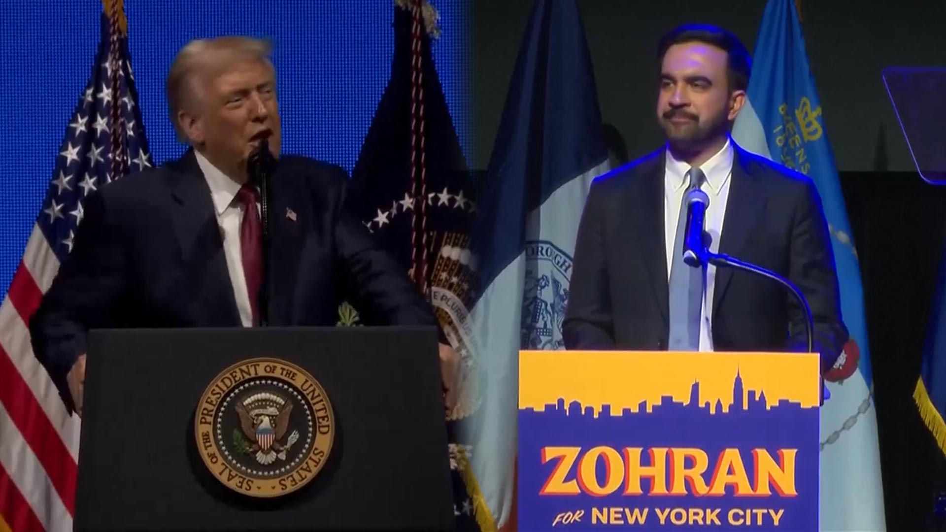 '선거 참패' 트럼프 "공산주의 막겠다"…맘다니와 신경전