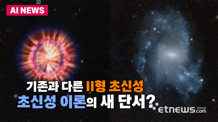 별과의 충돌 없이 빛난 'II형 초신성'…별 폭발의 새 단서?