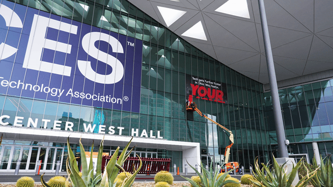CES 2026이 열리는 미국 라스베이거스컨벤션센터(LVCC) 입구[사진=CTA]
