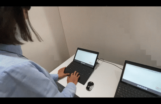 공예품 이미지 스케치 후 검색 시 유사한 공예품 나타나는 스케치 검색 툴 'Craft Thinker's Note' 시연 모습. (영상=지스트 제공).