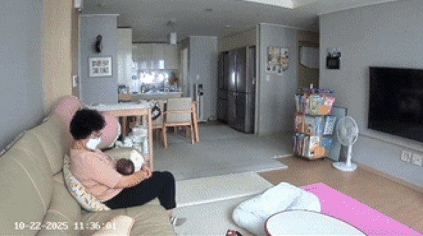 산후도우미가 생후 한 달 아기의 뺨을 때리고 쎄게 흔드는 등 거칠게 대하고 있다. 출처=온라인커뮤니티, 뉴스1                                  산후도우미가 생후 한 달 아기를 거칠게 흔들고 있다.