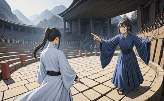 ▲ 순식간에 이십여 초를 주고받았다?