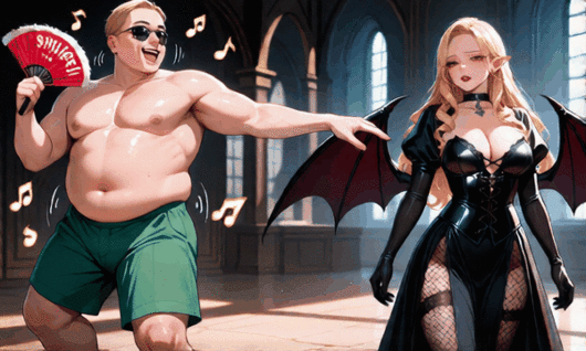 ▲ 그들은 춤판을 벌이기 시작했다