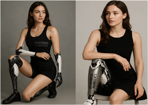 바이오 하이브리드 로봇(필자가 소라로 생성한 그림)