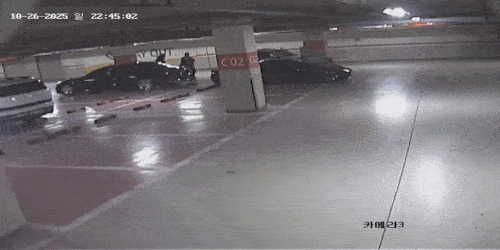 유튜버 수탉의 납치·폭행 사건 당시 CCTV. 연합뉴스