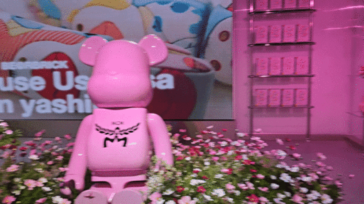 2일 서울 청담 MCM 하우스 3층에 전시된 작품 (사진=김지우 기자)