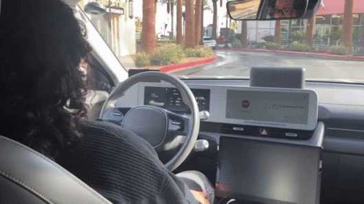 모셔널 ‘아이오닉 5’ 로보택시 주행 (영상=정병묵 기자)