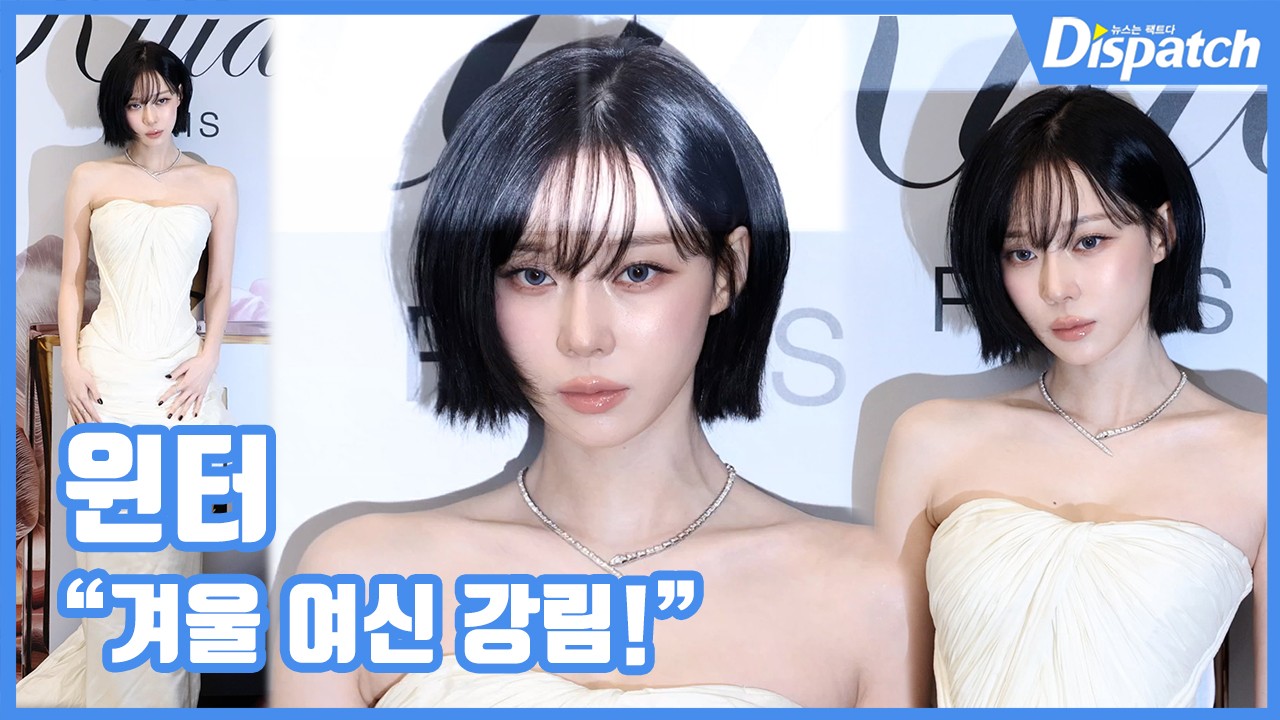 [현장영상] "겨울 여신 강림!"…윈터, 도화지 미모