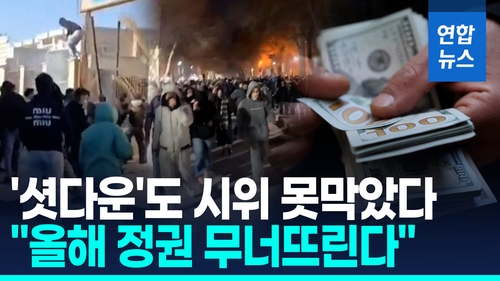 [영상] 정부 '셧다운'에도 연말연시 시위 계속…"올해는 피의 해"