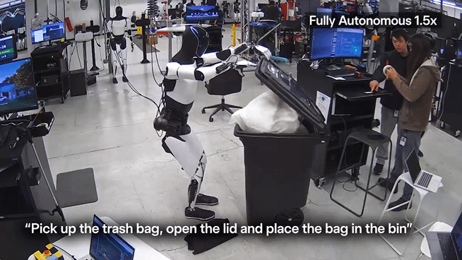 테슬라 옵티머스 시연 영상 갈무리