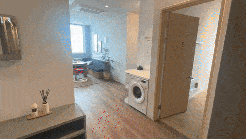 SK디앤디 ‘에피소드 신촌 캠퍼스’ 커뮤니티 타입 내부 모습. 신혜원 기자