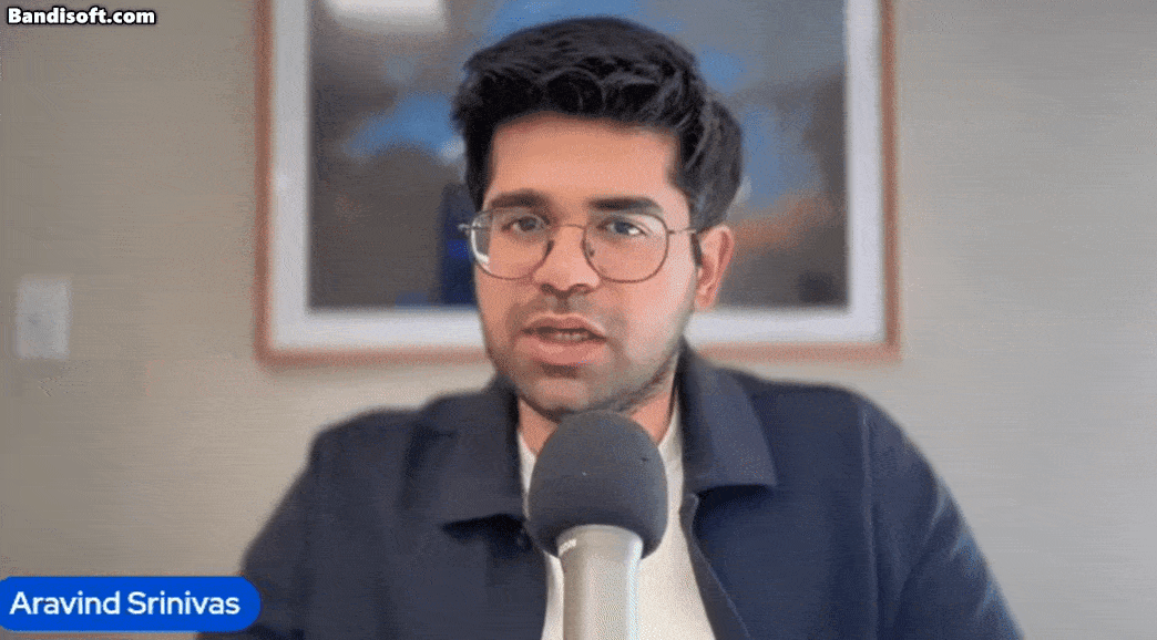 아라빈드 스리니바스 퍼플렉시티 최고경영자(CEO)가 CNBC와 화상 인터뷰를 하고 있다. [유튜브 ‘Deirdre Bosa CNBC’ 갈무리]