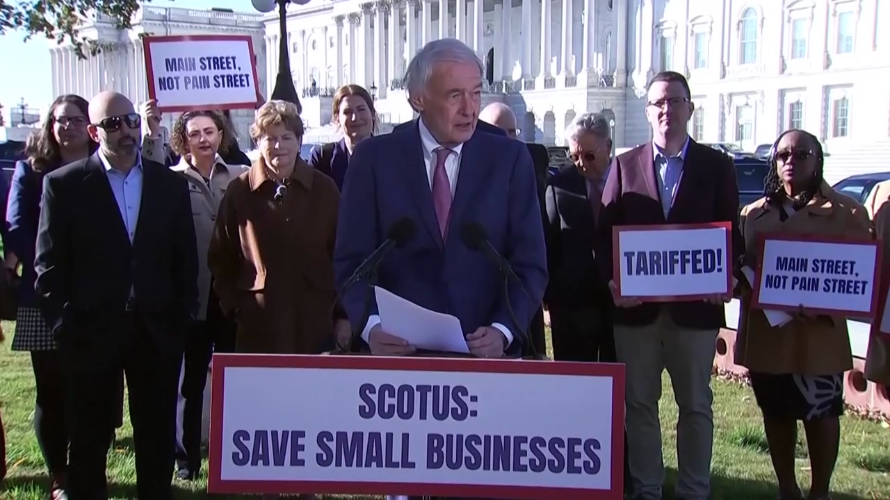 미 대법원 '트럼프 관세' 변론...'비상권한' 공방 치열