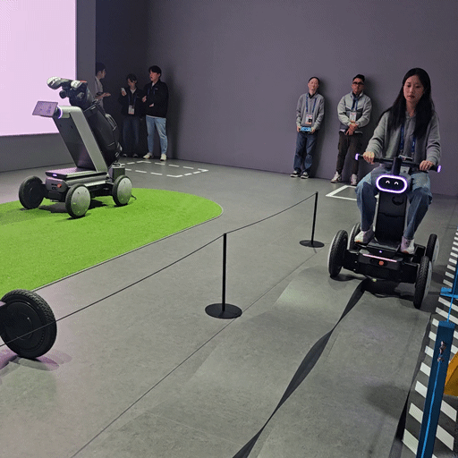 차세대 모빌리티 로봇 플랫폼 '모베드'(MobED). 사진=김다정 기자