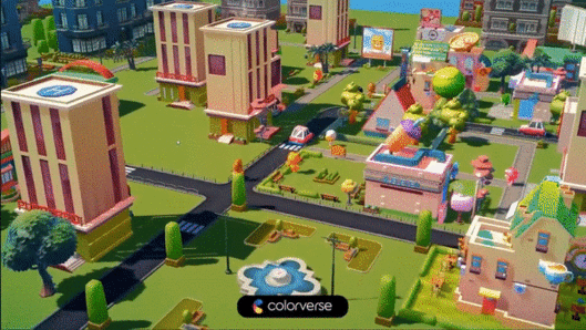 카카오가 지난 2022년 준비 중이라고 밝혔던 메타버스 플랫폼 '컬러버스'(유튜브 갈무리)