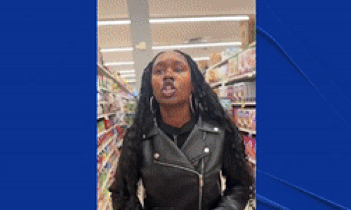 처음본 성소수자 남성에게 성적 비하 발언을 퍼부은 뒤 이유 없이 폭력을 휘두른 흑인여성. 출처=NBC