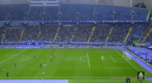 [서울=뉴스핌] SAOT가 적용된 경기 장면이 3D 애니메이션으로 만들어진 모습. [사진=Serie A 유튜브 캡처] 2025.05.02 thswlgh50@newspim.com