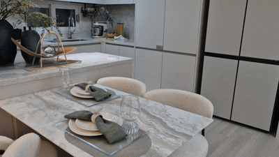 [서울=뉴스핌] 정영희 기자 = 한국토지주택공사(LH)가 다음달 4일 공급하는 남양주왕숙 A-1·A-2블록 전용 55㎡ 견본주택 전경. 2025.07.25 chulsoofriend@newspim.com