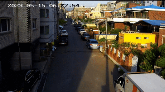 동해시 천곡동 천곡13호공원 CCTV 영상. 〈영상=동해시 제공〉