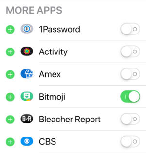 Ios 메시지 앱의 앱 서랍 관리 방법