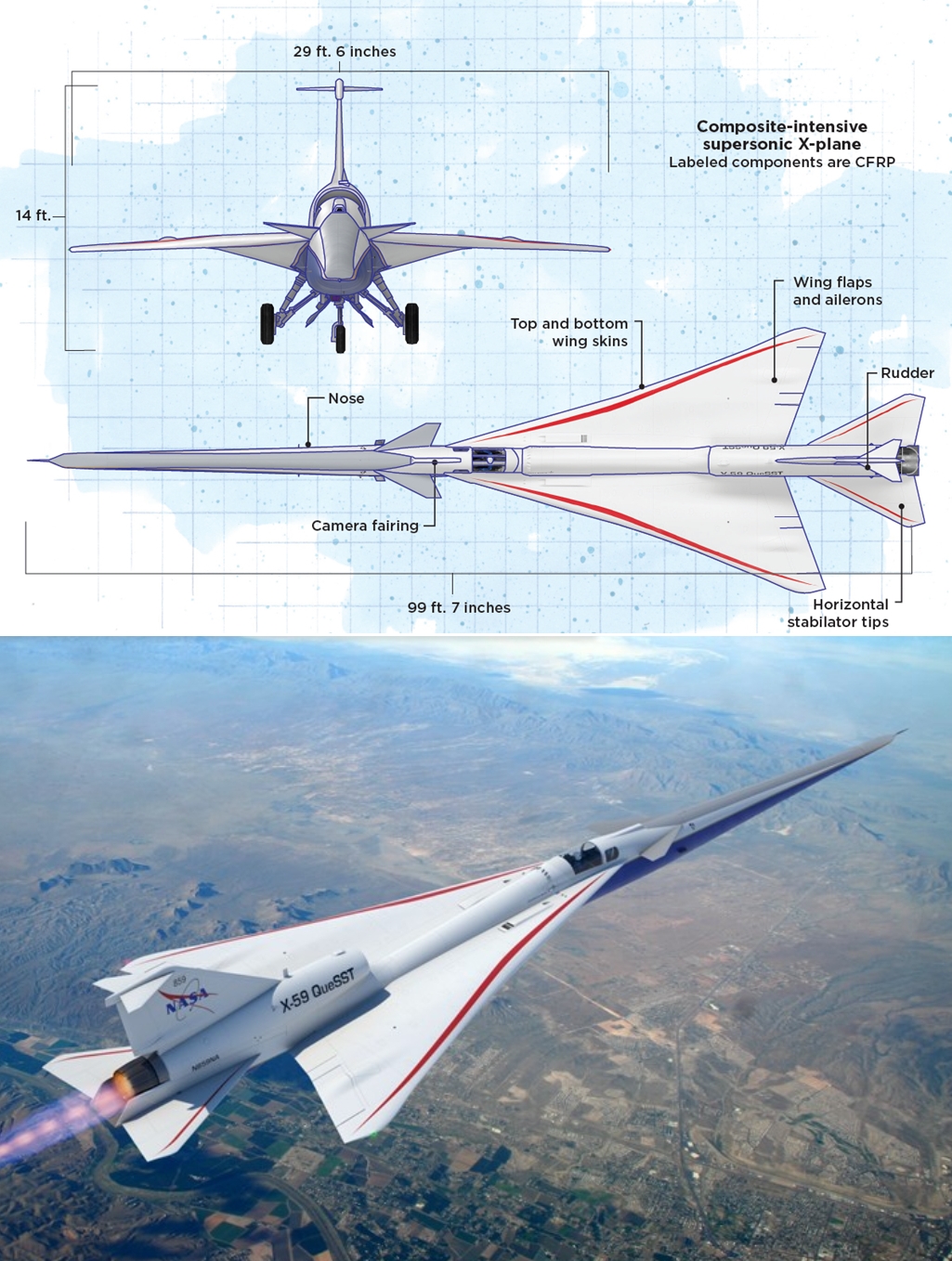 NASAㆍ록히드마틴, 초음속 항공기 X-59 공개…'사일런트 소닉붐' 무엇?