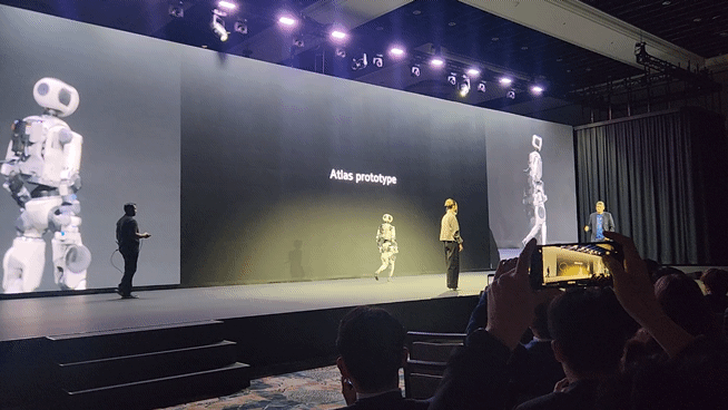 5일(현지시간) 공개된 현대차그룹 보스턴다이내믹스의 로봇 ‘아틀라스’. 김채빈 기자 @chaebi