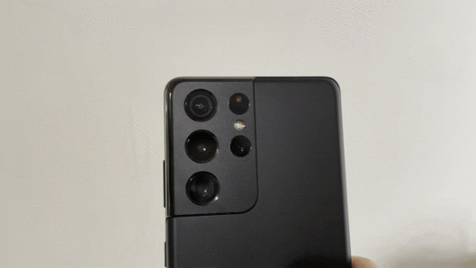 갤럭시S21 울트라 '팬텀 블랙'./사진=백유진 기자