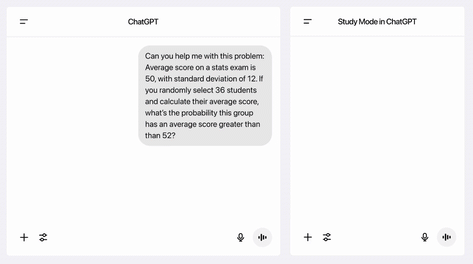 [서울=뉴시스] 7일 업계에 따르면 오픈AI는 지난달 말 챗GPT에 '공부 모드' 기능을 출시했다. 2025.08.07. (영상=오픈AI) *재판매 및 DB 금지