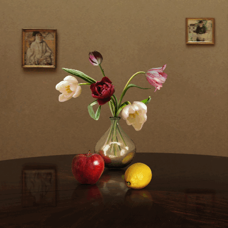 배준성, The Costume of Painter - Still life  with lemon, pomegranate 3D, 2021 *재판매 및 DB 금지